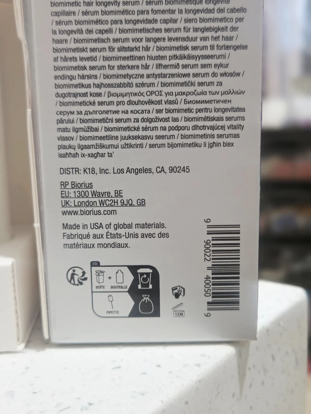 K18 authentic iq